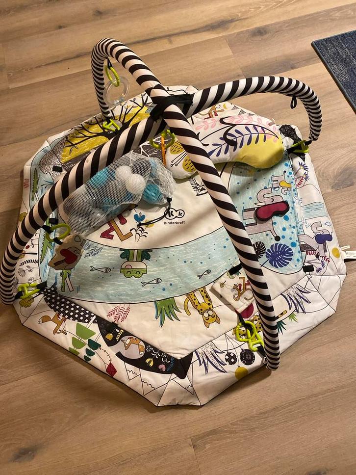 Kinderkraft Smartplay Speelkleed met Speelboog babygym, Kinderen en Baby's, Speelgoed | Babyspeelgoed, Zo goed als nieuw, Speelkleed