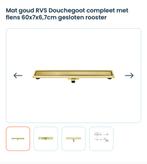 Goude douchgoot, Ophalen, Nieuw