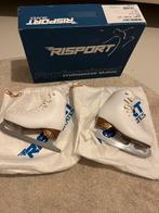 Kunstschaatsen, wit van Risport, maat 20,5 (Amerikaans), Ophalen of Verzenden, Zo goed als nieuw, Kunstschaatsen, Overige merken