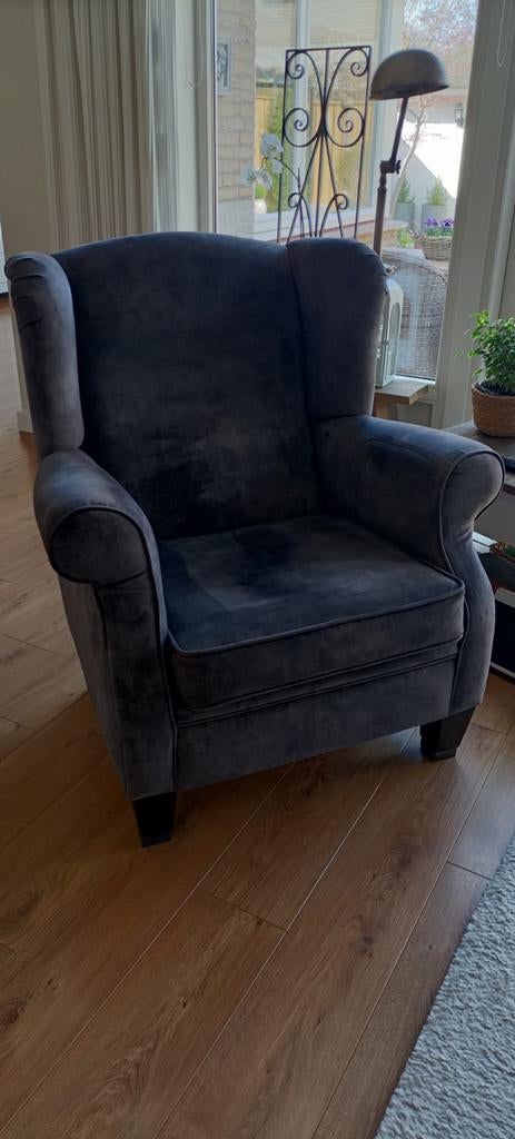Landelijke Fauteuil, Huis en Inrichting, Gebruikt, 75 tot 100 cm, Ophalen of Verzenden, Stof