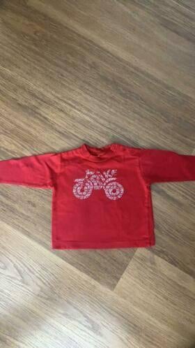 Leuk shirt maat 74, Kinderen en Baby's, Babykleding | Maat 74, Ophalen of Verzenden, Gebruikt, Jongetje, Shirtje of Longsleeve