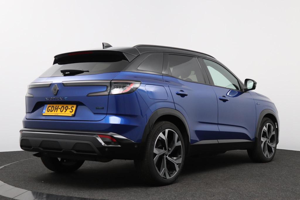 Renault Austral 1.2 E-Tech full hybrid 200 techno esprit Alp, Auto's, Renault, Gebruikt, 1199 cc, Blauw, Alcantara