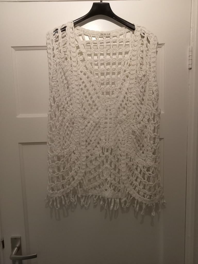 Super leuk vestje, Ophalen of Verzenden, Nieuw, Maat 42/44 (L), Wit