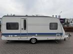 Hobby 495 Excellent 2008! AIRCO! MOVER! NIEUWSTAAT! VOORTENT, Caravans en Kamperen, Vast bed, Rondzit, Hobby, Ringverwarming