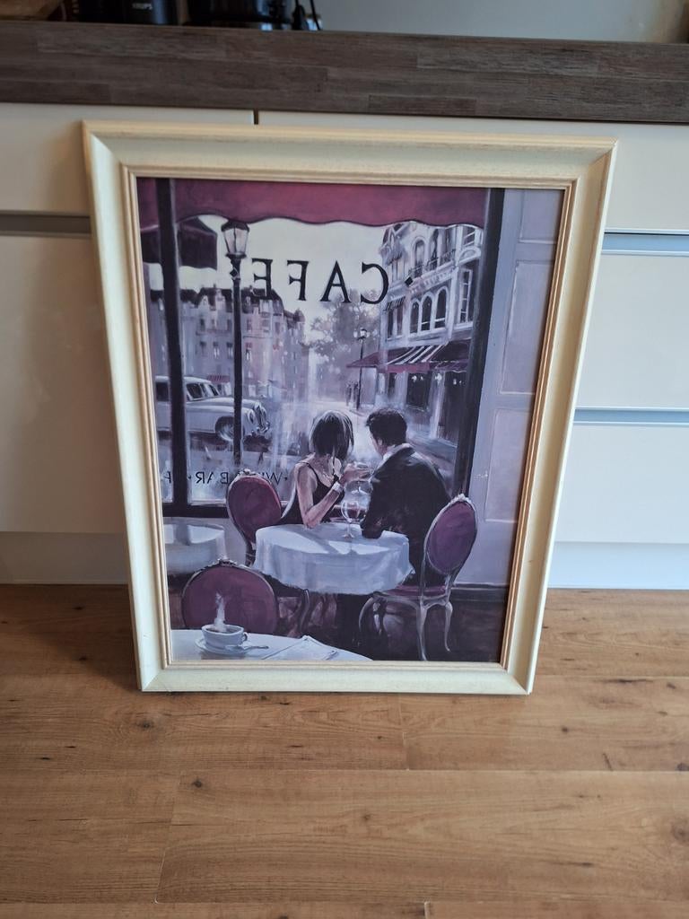 Schilderij After Hours van Brent Heighton, Huis en Inrichting, Woonaccessoires | Lijsten, Ophalen, Hout, Minder dan 50 cm