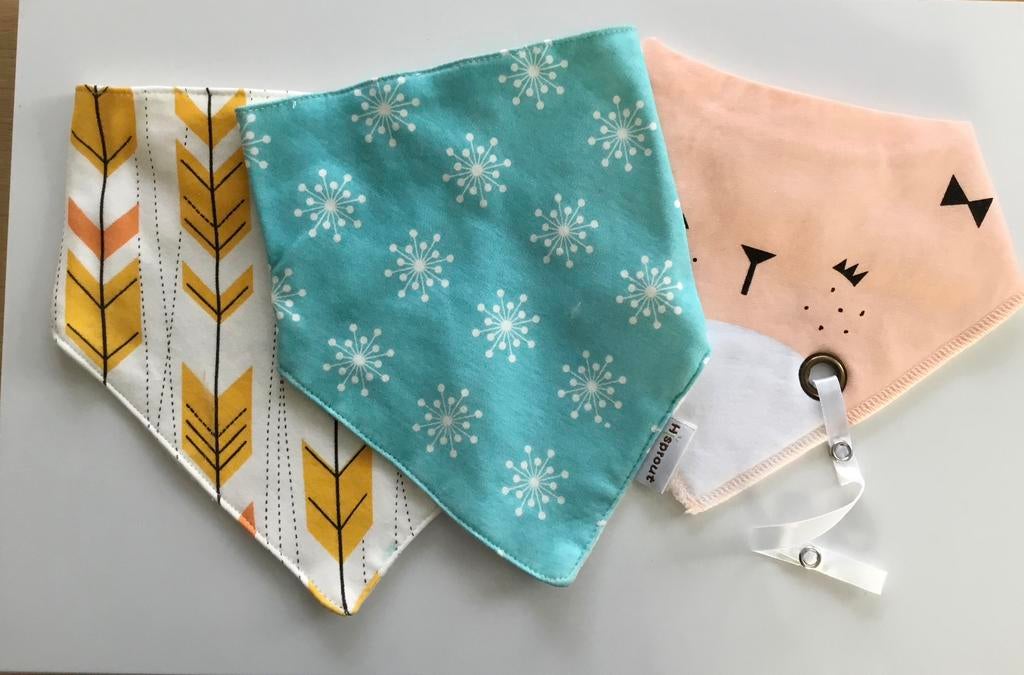 Baby bandana slabbetjes voor baby’s samen voor €4,50, Ophalen of Verzenden, Nieuw