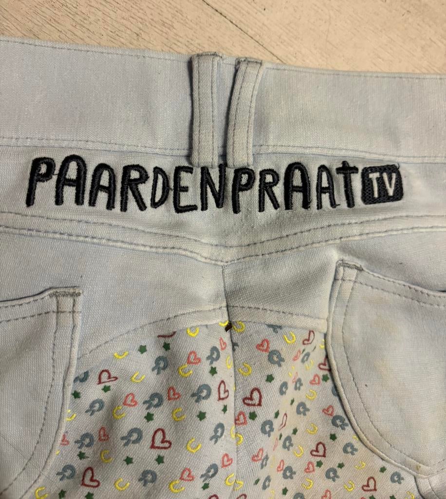 Paardenpraattv Rij broek., Ophalen of Verzenden, Zo goed als nieuw, Blauw, W30 - W32 (confectie 38/40)