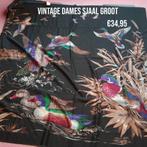 Vintage dames sjaal, Ophalen of Verzenden, Zo goed als nieuw, Maat 46/48 (XL) of groter