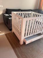 Witte babybox met lade en boxkleed, Kinderen en Baby's, Boxen, Ophalen of Verzenden, Gebruikt, Vierkant, Boxkleed