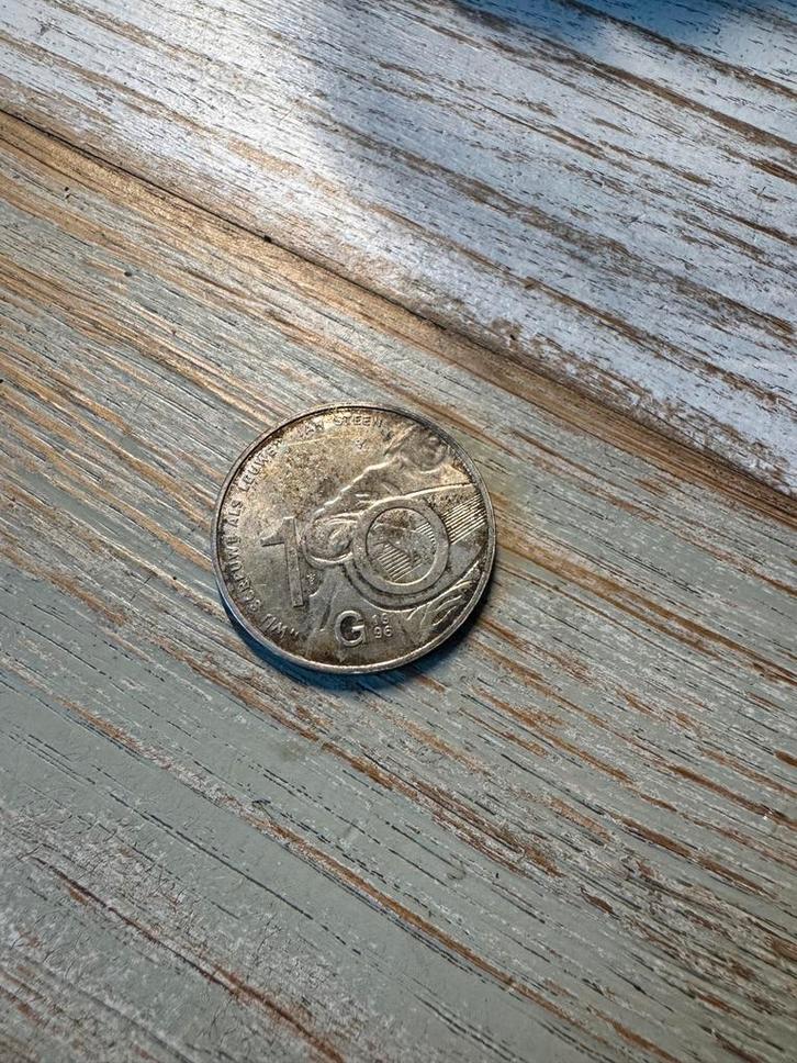 Zilveren Tientje Beatrix 1996 - Olympische Spelen Atlanta, Postzegels en Munten, Munten | Nederland, Losse munt, 10 gulden, Koningin Beatrix