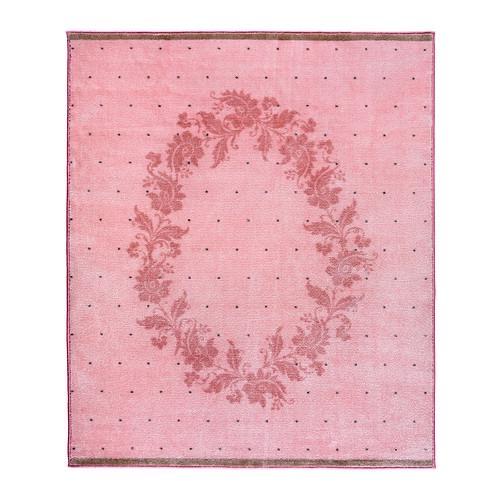 Ikea Raring Roze Tapijt - 1.60 x 1.34m, Ophalen, Gebruikt, 100 tot 150 cm, 150 tot 200 cm