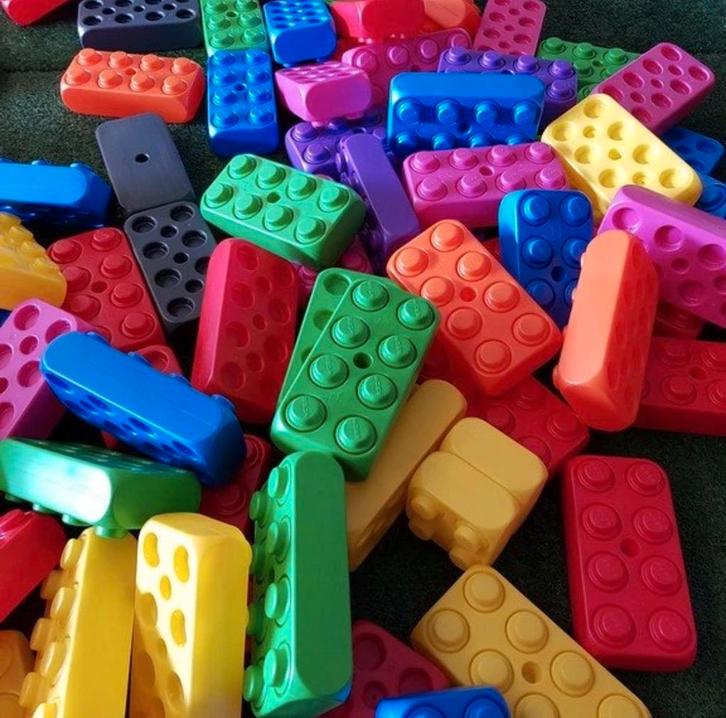 Bouwblokken xl te huur. 200 stuks., Kinderen en Baby's, Speelgoed | Bouwstenen, Nieuw, Ophalen of Verzenden