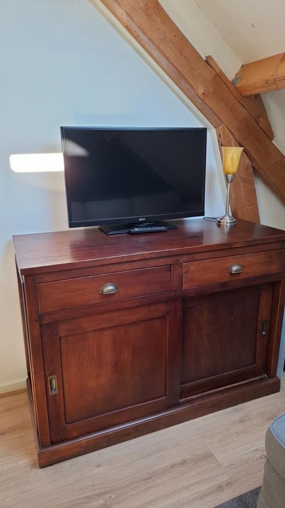Mahoniehouten dressoir., Ophalen, 100 tot 150 cm, Klassiek, Zo goed als nieuw