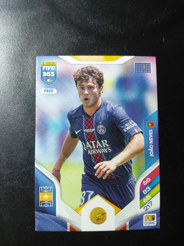 Joao neves (psg) panini, Verzamelen, Sportartikelen en Voetbal, Ophalen of Verzenden, Nieuw, Buitenlandse clubs, Poster, Plaatje of Sticker