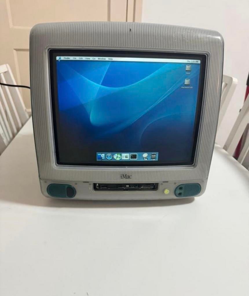Vintage Apple iMac G3 (Bondi Blue) - Collector's Item, Computers en Software, Vintage Computers, Ophalen