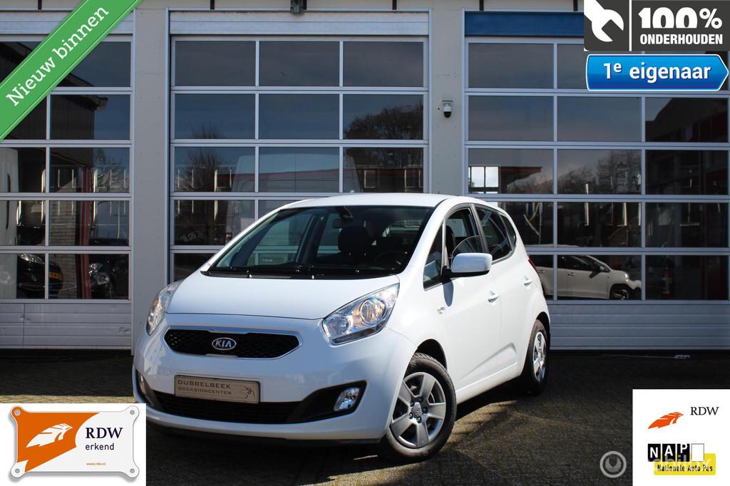 Kia Venga 1.4-16V CVVT 90PK Comfort Pack Airconditioning Cen, Auto's, Kia, Voorwielaandrijving, Stof, Gebruikt, Zwart