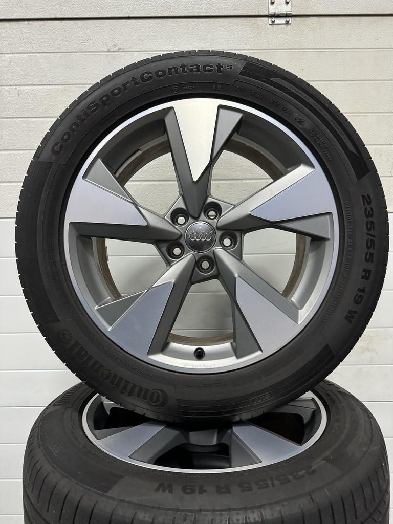 19’’ AUDI Q5 SQ5 VELGEN ZOMERBANDEN ORIG TPMS, 19 inch, Gebruikt, -, -