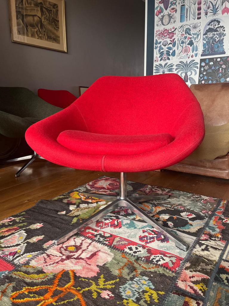 4 x Allermuir A640 fauteuils, Ophalen, Gebruikt, Design, 75 tot 100 cm