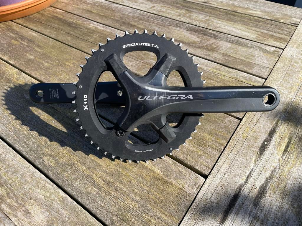 Shimano Ultegra FC-6800 Crankstel 11 speed 39/46T, Fietsen en Brommers, Fietsonderdelen, Crankstel of Pedalen, Gebruikt, Ophalen of Verzenden