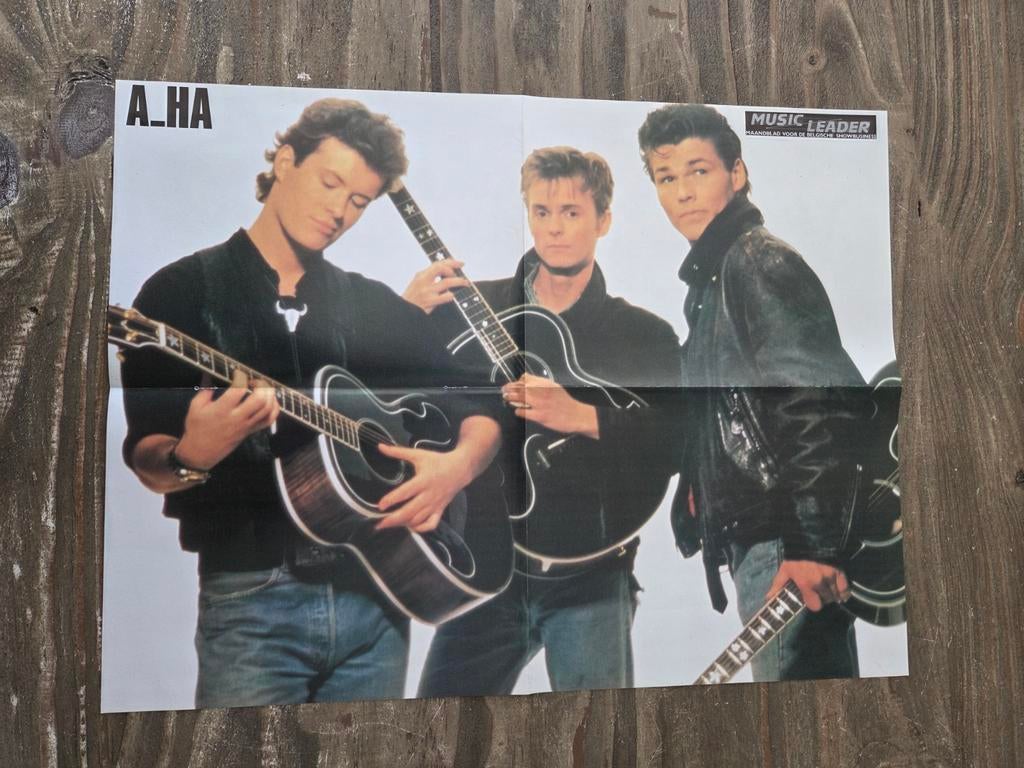 2 80s Posters van de band a-ha, Ophalen of Verzenden