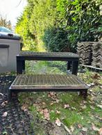 metalen caravan/ chalet opstap 69 x 41 x 61, Caravans en Kamperen, Caravan accessoires, Ophalen, Zo goed als nieuw