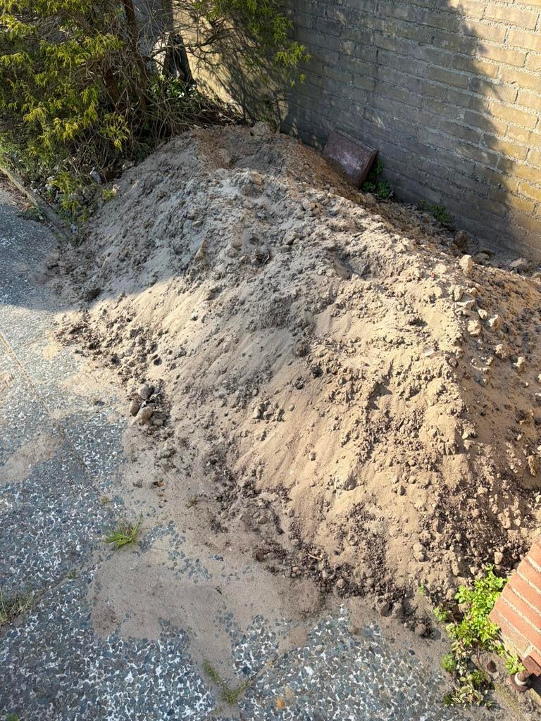 Zand gratis op te halen, Tuin en Terras, Zand, Ophalen, Gebruikt, Ophoogzand
