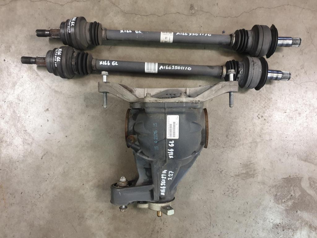 Aandrijfas en differentieel X166 GL A1663501110 A1663502714, Gebruikt, Mercedes-Benz, Niet ingevuld, Niet ingevuld