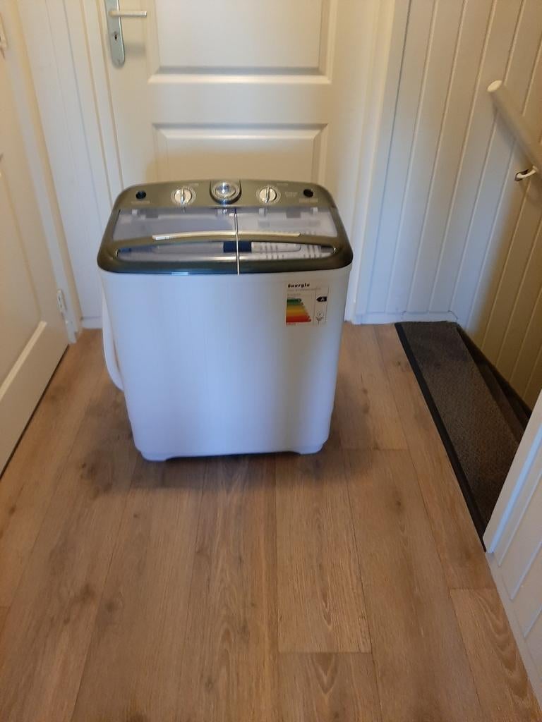 Camping wasmachine en centrifuge - Slechts 1x gebruikt!, Ophalen, Minder dan 1200 toeren, Minder dan 85 cm, Minder dan 4 kg