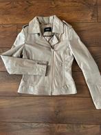 Leren jacket maat xs taupe/zand Ibana, Ophalen, Zo goed als nieuw, Maat 34 (XS) of kleiner, Beige