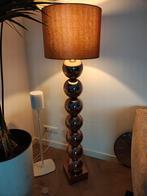 Bollenlamp rosé goud, brons fluwelen kap Eric Kuster stijl, Huis en Inrichting, Ophalen, Zo goed als nieuw, Metaal, 150 tot 200 cm