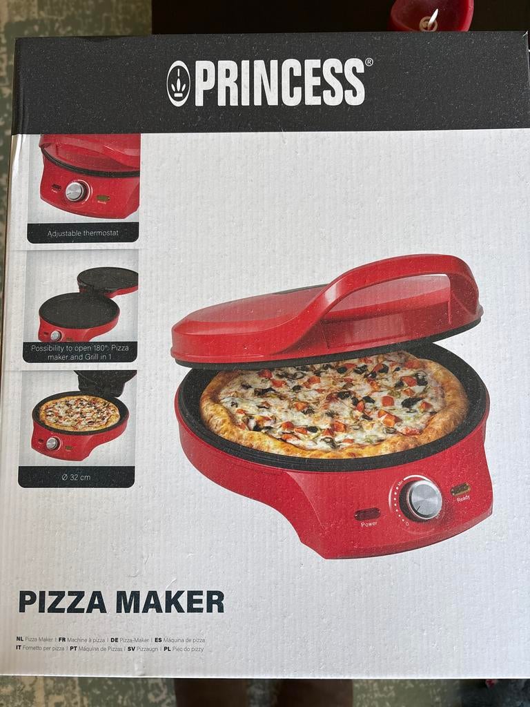 Princess Pizza Maker & Grill 2-in-1, Ophalen, Nieuw