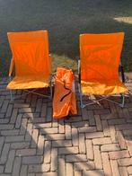 2x Strandstoel met hoesje - Oranje, Ophalen, Gebruikt