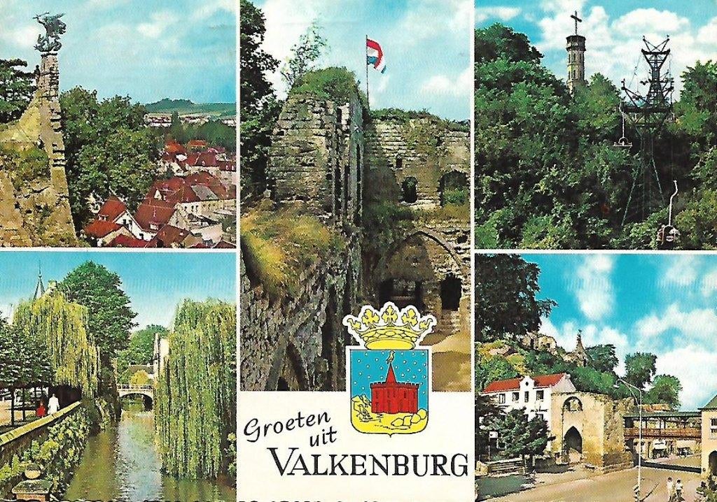 Valkenburg- -5-luik., Verzenden, 1960 tot 1980, Gelopen, Limburg