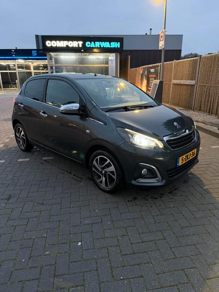 Peugeot 108 1.0 12V E-vti 51KW 5DR 2015 Grijs, Auto's, Peugeot, Particulier, ABS, Achteruitrijcamera, Adaptieve lichten, Adaptive Cruise Control