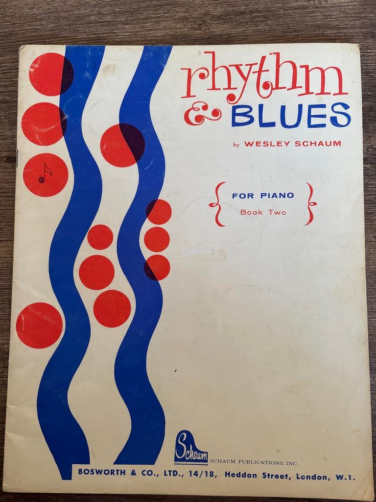 Rhythm & Blues - For Piano - Book Two by Wesley Schaum, Gebruikt, Ophalen of Verzenden, Blues, Artiest of Componist