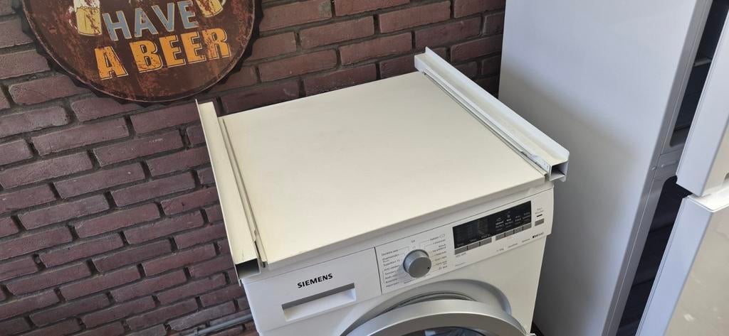 Universeel tussenstuk wasmachine droger met uitschuifblad, Ophalen of Verzenden, Gebruikt