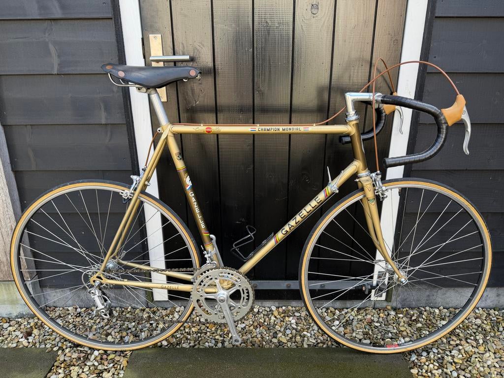 Gazelle AA 1977 Racefiets - Volledige Campagnolo Record, Fietsen en Brommers, Ophalen, Staal, Zo goed als nieuw, 57 tot 61 cm