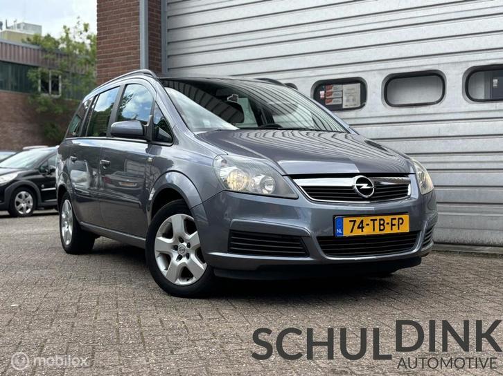 Opel Zafira 1.6 Enjoy 7 PERSOONS|TREKHAAK|CRUISE CONTROLE, Auto's, Opel, Bedrijf, Te koop, Zafira, ABS, Airbags, Airconditioning