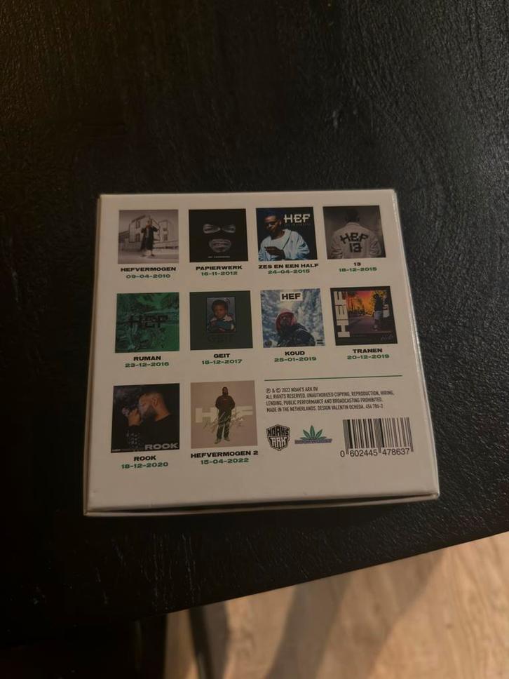 Hef CD boxset (gesigneerd) - Hef Albumbox, Cd's en Dvd's, Cd's | Overige Cd's, Zo goed als nieuw, Boxset, Ophalen of Verzenden