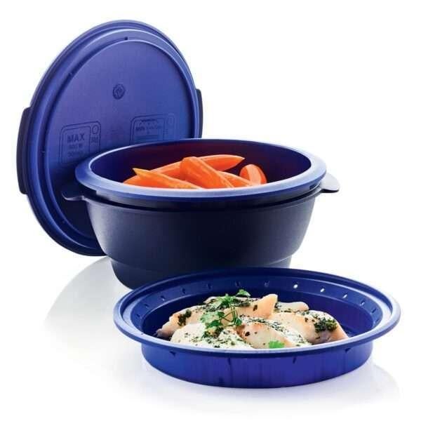 Tupperware Micro Urban family met gratis kookboek, Ophalen of Verzenden, Nieuw, Blauw, Overige typen
