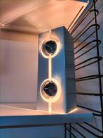 Vintage Space Age Wandlampje - Wit Metaal, Ophalen of Verzenden, Geen, Geen, Geen
