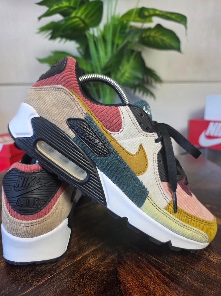 Nike Air Max 90 PRM Multicolor Corduroy maat 42,5, Zwart, Nike, Ophalen of Verzenden, Nike