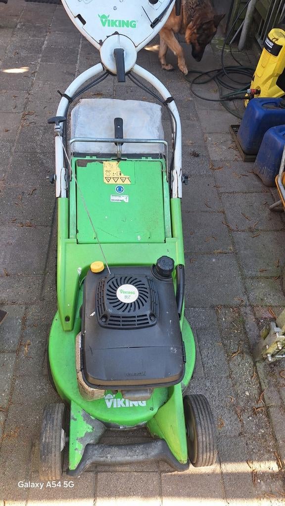 Ruwterein grasmaaier viking met aandrijving, Ophalen, Gebruikt