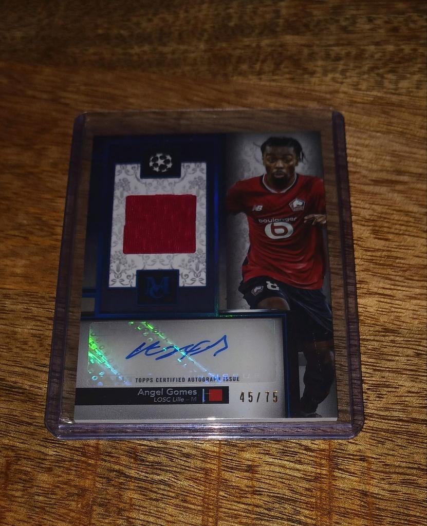 Angel Gomes / Autograph/ Osc Lille, Ophalen of Verzenden, Nieuw, Buitenlandse clubs, Spelerskaart