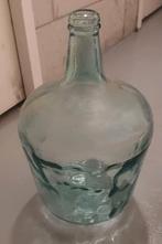 Grote flessen ca. 40cm hoog glas Handgeblazen - vaas, Ophalen of Verzenden, Overige kleuren, Glas, Minder dan 50 cm