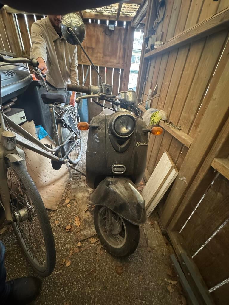 San Remo snorscooter, Fietsen en Brommers, Snorfietsen en Snorscooters, Ophalen, Gebruikt, Benzine, Overige merken