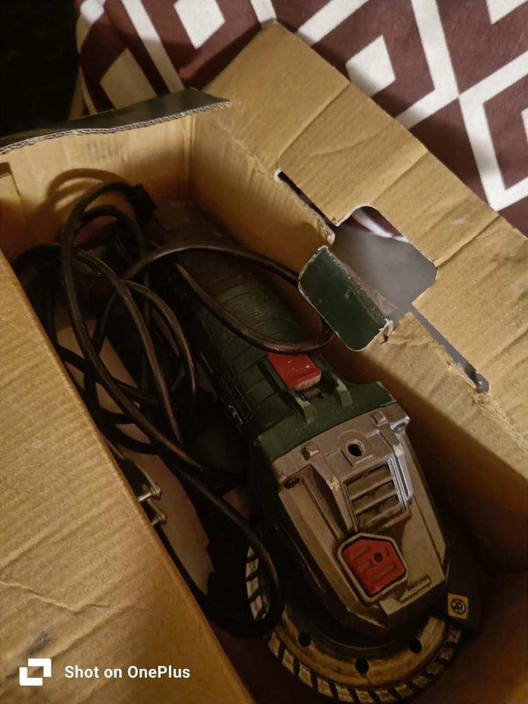 Parkside Haakse Slijpmachine PWS 115 C3 - 750W, Doe-het-zelf en Verbouw, Gereedschap | Slijpmachines, Ophalen