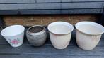 Verschillende bloempotten, Gebruikt, Rond, Binnen, Ophalen of Verzenden
