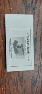 Jordan Highway Miniatures 1925 Ford Paneltruck, Ophalen of Verzenden