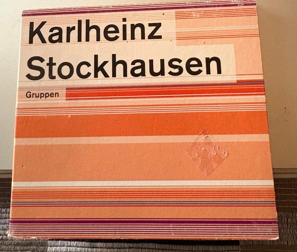 Karlheinz Stockhausen - Gruppen, Ophalen of Verzenden, Modernisme tot heden, Gebruikt, Overige typen